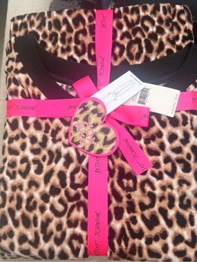 Betsey Johnson Leopard Print PJ Set